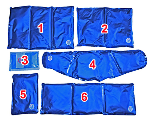 Compresas De Gel 6 Piezas Frío/calor