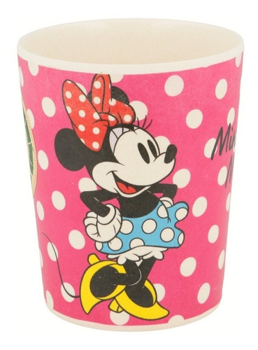 Vaso Bambu Bamboo Infantil Minnie Mouse Disney