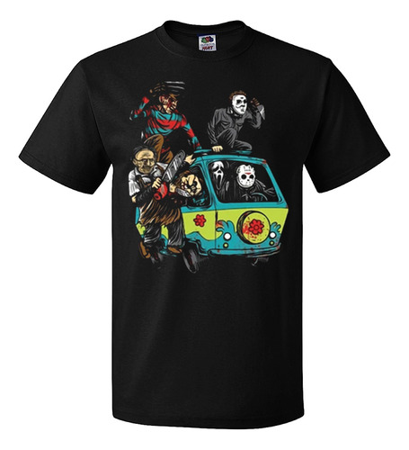 Playera Halloween Scooby Doo Jason Chucky Freddy Michael Env