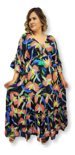 Vestido indiano hotsell plus size