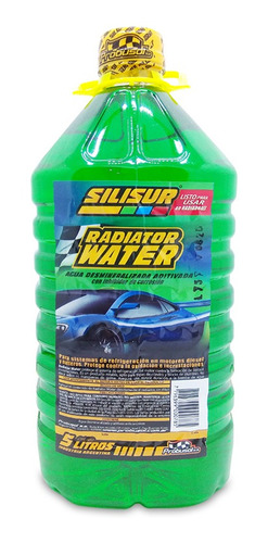 Agua Para Radiador Silisur 5 Litros