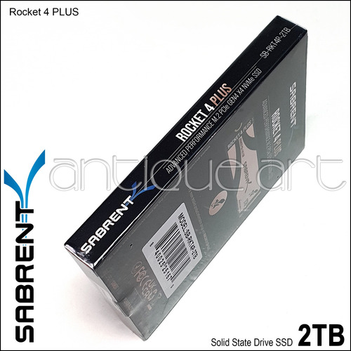 A64 Sabrent Rocket 4 Plus 2tb Ssd Sólido Interno Sb-rkt4p (Usado)