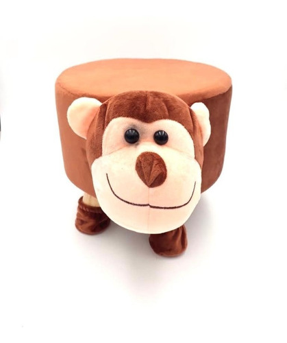 Banquito Sillón Infantil Forma Animales Peluche Niño
