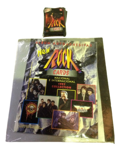 Rock Cards Álbum Coleccionador Y 100 Sobres Coleccionalo !!