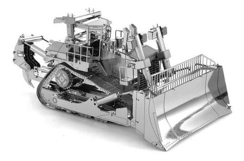 Rompecabezas Metálico 3d Maquinaria Bulldozer