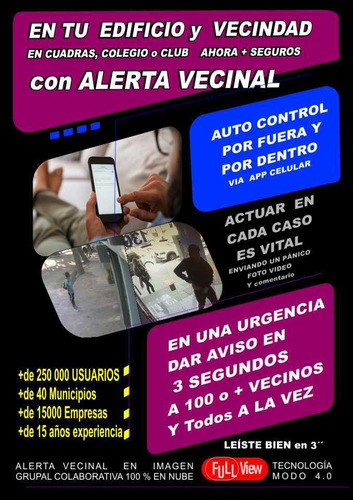 Imagen 6 de 8 de Camaras De Video Alerta Vecinal Instalaciones Sin Invertir