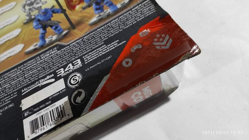 Halo Mega Construx Spartan Base Crashers Pack Bandera (Usado)