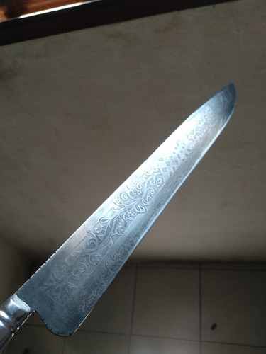 Imagen 7 de 7 de Cuchillo Criollo Con Vaina Y Chaira Nuevos.