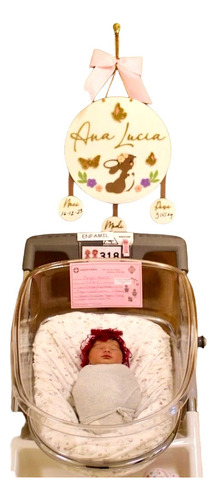 Colgante Para Bebé Puerta De Hospital Recámara Conejita Niña