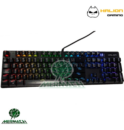 Teclado Gamer Mecánico Halion Jupiter Ha-kg939 Rgb