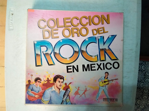 Colección De Oro Del Rock En México Lp Música Vinilo