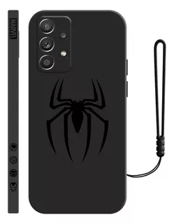 Carcasa Silicona De Spiderman Araña Para Samsung + Correas