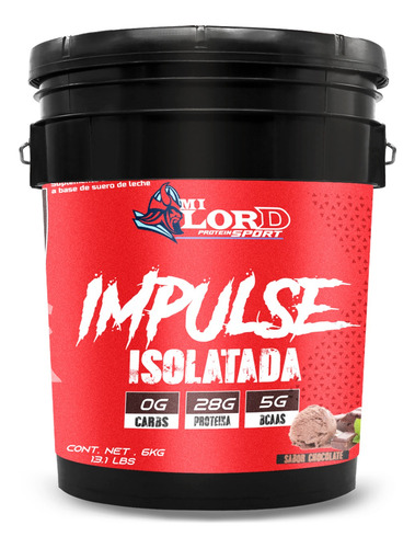Proteína Whey Hs Hidrolizada Isolate My Lord 6 Kg Sabores Chocolate