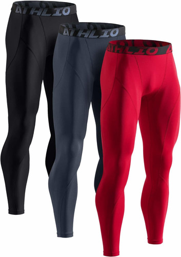 Tsla Pantalon Termico Compresion Calza Deportiva Para 1