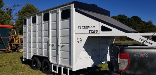 Trailer 6/7 Caballos Cigueña Tecnar Mod Tce6 Chapa Patentabl