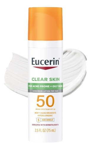 Eucerin Sun Oil Control Spf 50 Protector Solar Facial 