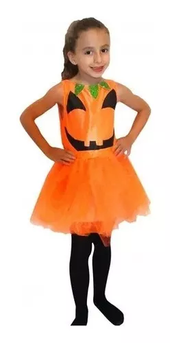Disfraz De Calabaza Halloween Talle 1 De 2 A 4 Años