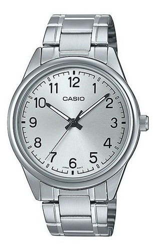 Reloj Casio Caballero Plata Mtp-v005d-7b4