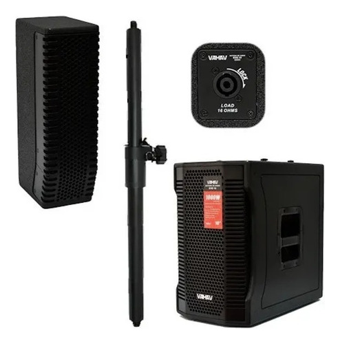 Bocina Sistema De Audio Evo 10 Vamav 500w Rms Con Bluetooth Color Negro