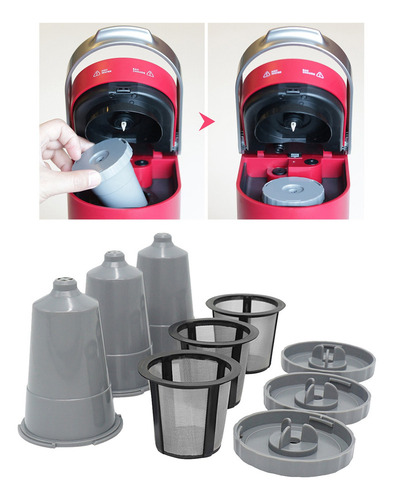 3 Filtros De Café Reutilizables Cápsula K Cup | Café Recarga