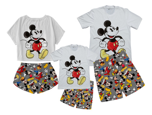 Pijama Familia Mickey Minnie Combo Set X3