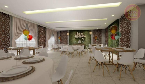 Apartamento À Venda, 58 M² Por R$ 315.000,00 - Caiçara - Praia Grande/sp - Ap5120