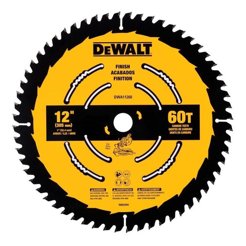 Disco De Sierra Corte Madera 12 X 60d Dewalt Dwa11260