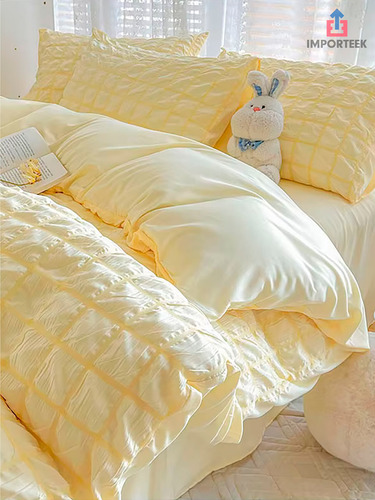 Set 3pz Funda Duvet Edredon Individual Sabana Almohada
