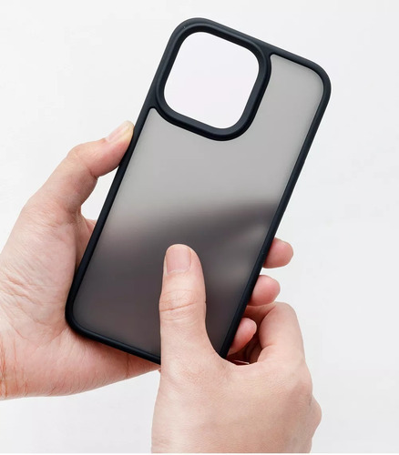 Imagen 3 de 9 de Case Funda Protector Mate Antihuella iPhone 13 / 13 Pro Max