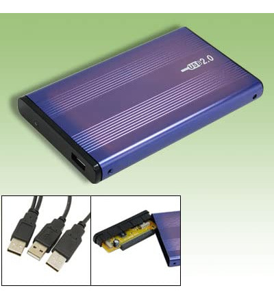 Carcasa Disco Duro Usb 2.0 Ide Aluminio Purpura 2.5  Modelo: