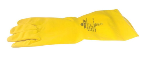 Luva De Segurança Worker Latex Sensitive G 9 Amarela