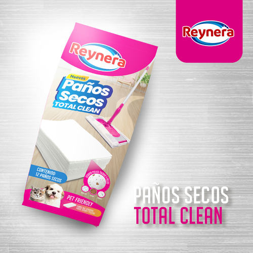 Mop Total Clean Repuestos De Toallas Secas Reynera