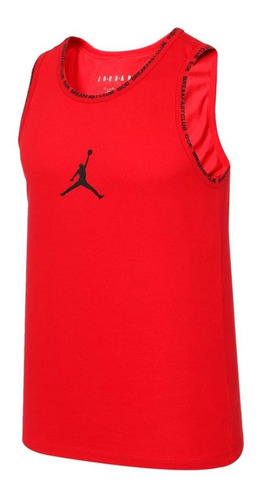 Camiseta Esqueleto Nike Jordan Dri-fit Hombre-rojo/negro