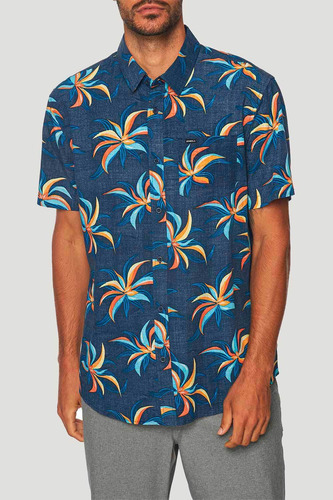 Camisa Grove Flow Hombre Naranja-m Oneill