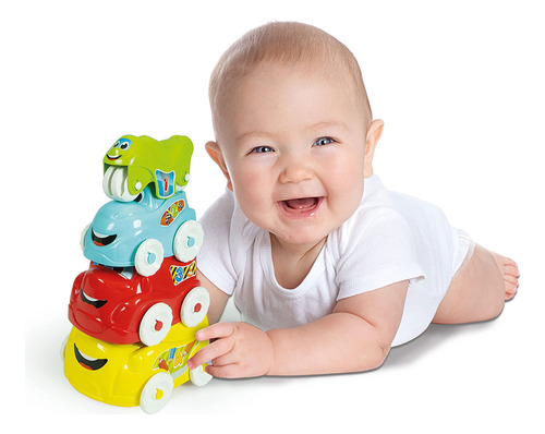 Coches Apilables Para Bebés Set 4 Juguetes Sostenibles