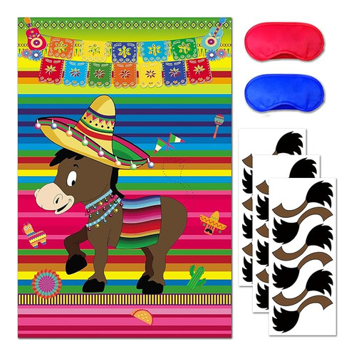 Suministros Para Fiestas Carnaval The Tail The Donkey Poster