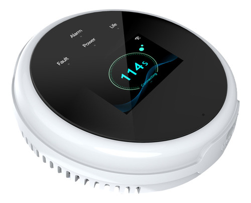 Detector De Fugas De Gas Wifi Y Alarma De Incendio De Pared