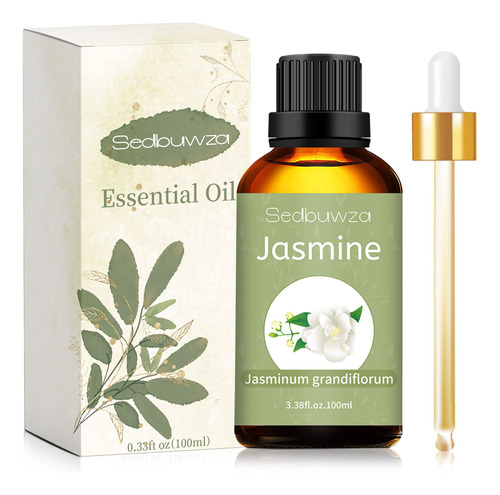 Aceite Esencial De Jazmn Orgnico 100% Puro Y Natural Para Di