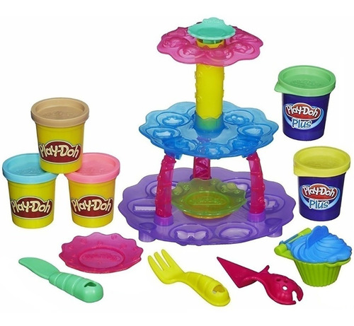 Masas Play Doh Playdoh Torre De Cupcakes Hasbro Origina Full