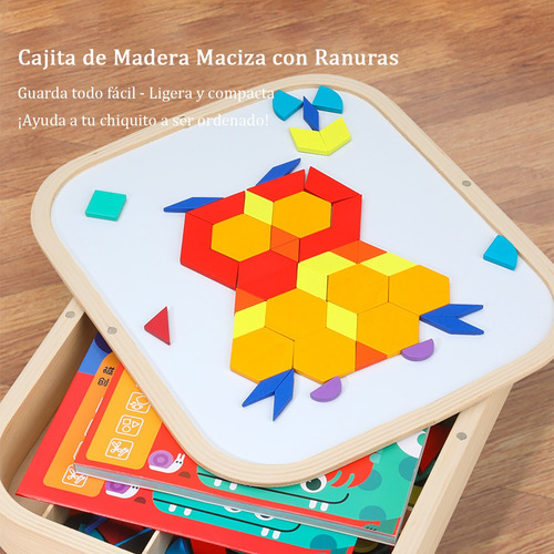 288pcs Rompecabezas Juguete Magnético De Forma Geométricas Amarillo