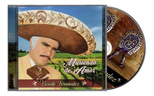 Imagen 1 de 2 de Muriendo De Amor Vicente Fernandez Disco Cd 12 Canciones