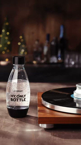 Botella Reutilizable Sodastream My Only Bottle 500 Ml Negra Color Negro