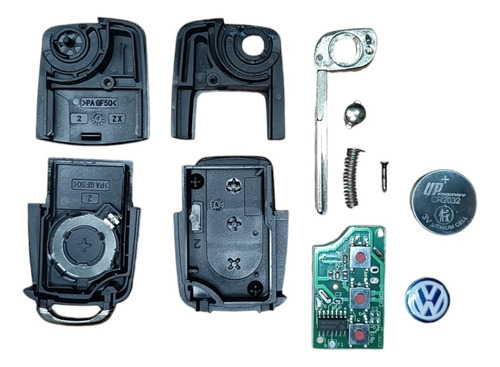 Carcaça Para Vw Canivete Alarmes Fks Sistec Tech Eclipse
