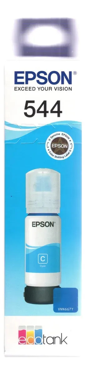 Tintas Epson 544 para L3110 L3150 L5190 T544 Ciano