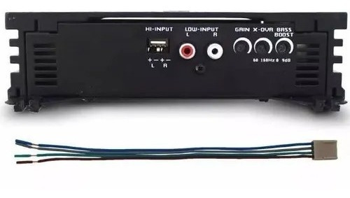 Imagem 3 de 4 de Modulo Amplificador Falcon Df250.1dx 250w Rms 1 Canal Mono -