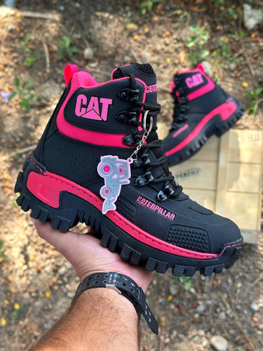 Botas Cat 3d Para Dama Cosidos 