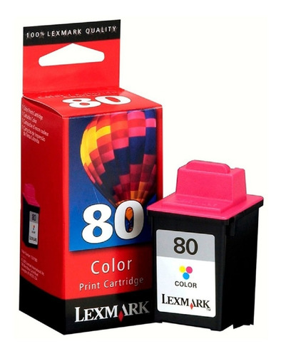 Cartucho Lexmark 80 Color 12a1980 Optra 40 45 Z11 Original