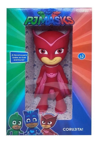 Imagem 2 de 2 de Boneco Vinil Pj Masks Corujita - Candide