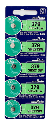 Sr521-m - Bateria Murata Oxido De Plata Bl X 5