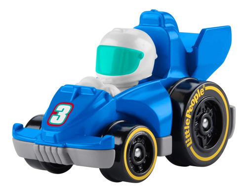 Fisher-price Little People Wheelies Race Car - Gmj21 ~ Azul.